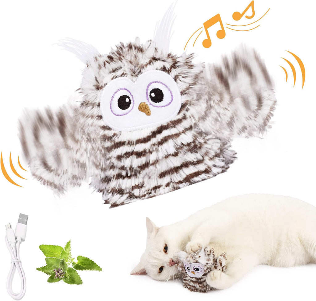 Interaktiver Plüschvogel für Katzen