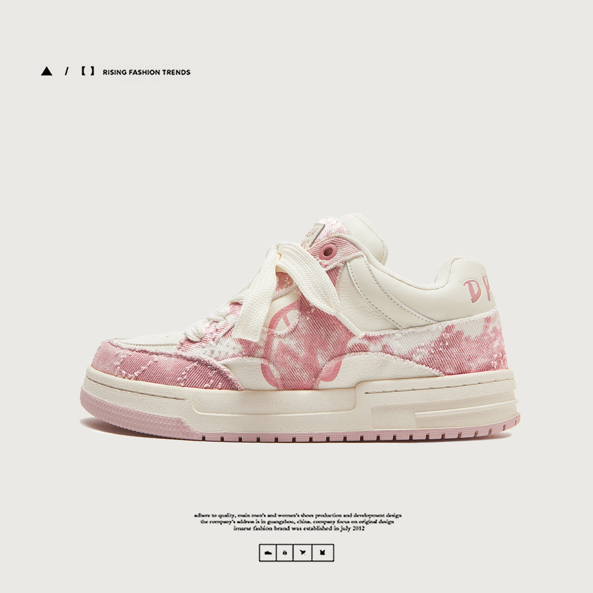 Canvas Sneaker mit beschädigtem Design – Bild 2 | LuxeStyle