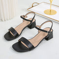 Riemchensandalen mit Chunky-Absatz