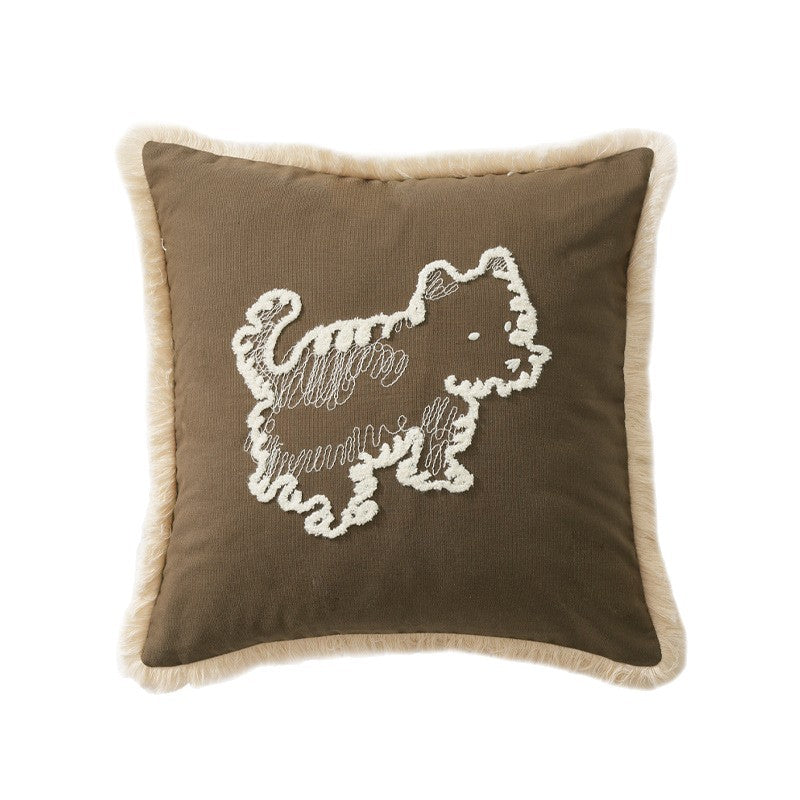 Sofa Kissenbezug mit Hund-Motiv
