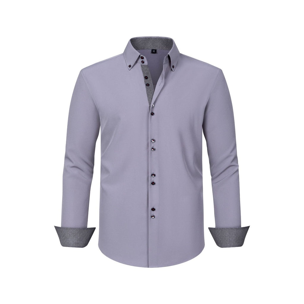 Gepunktetes Hemd im Colour-Blocking-Design – Bild 6 | LuxeStyle