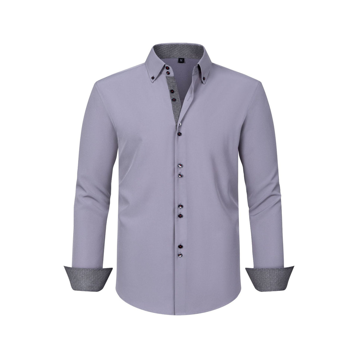 Gepunktetes Hemd im Colour-Blocking-Design – Bild 6 | LuxeStyle
