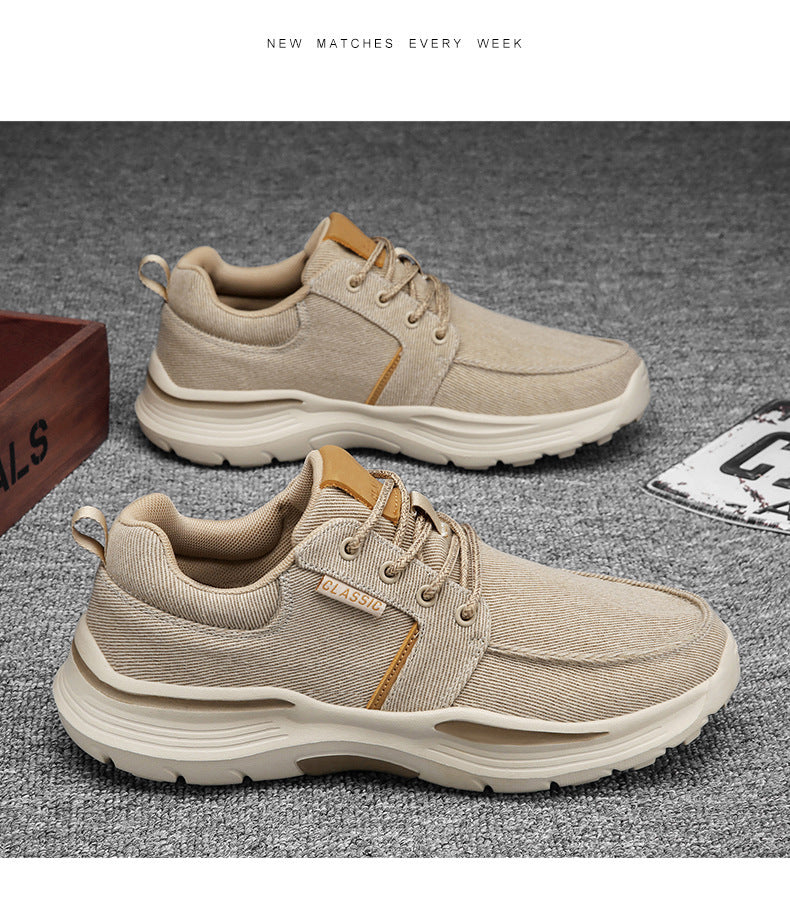Canvas Schnür-Sneaker für Herren – Bild 10 | LuxeStyle