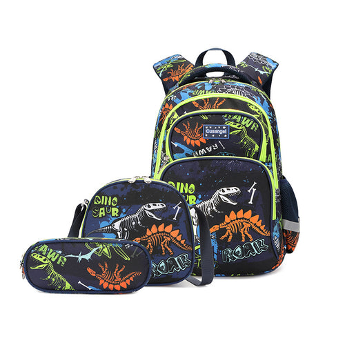3-teiliges Dino-Rucksack-Set für Kinder