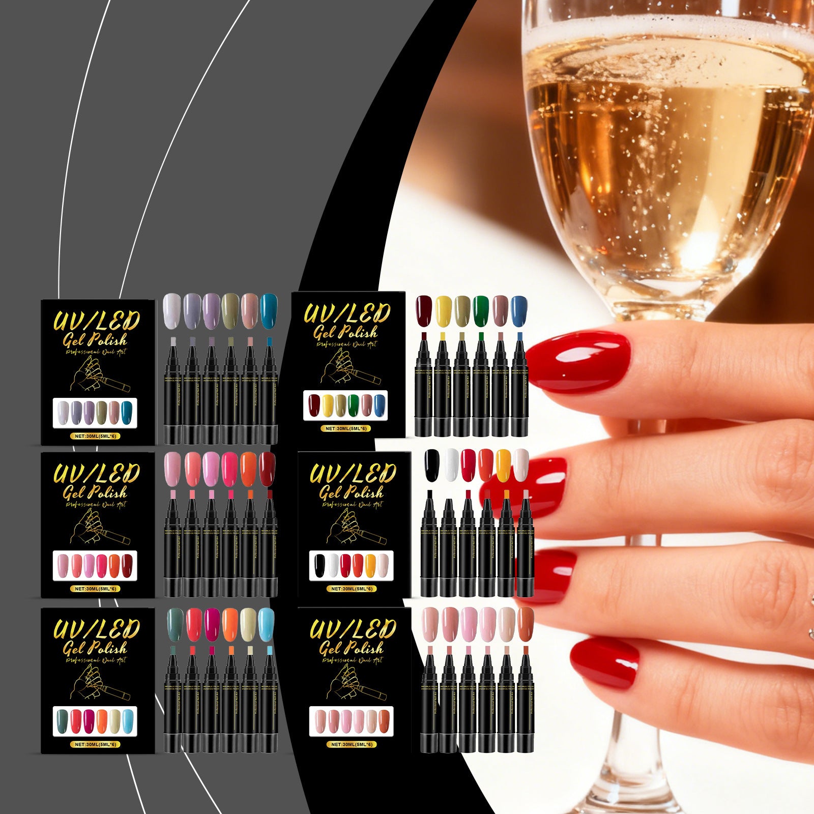 Nagelklebestift-Set