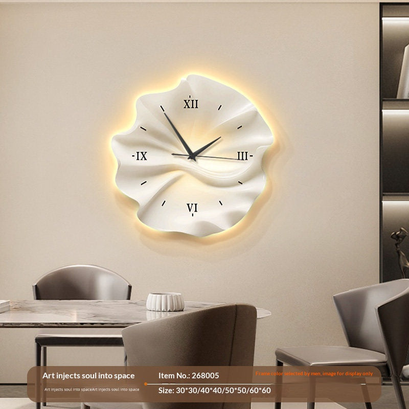 Stille abstrakte 3D Wanduhr