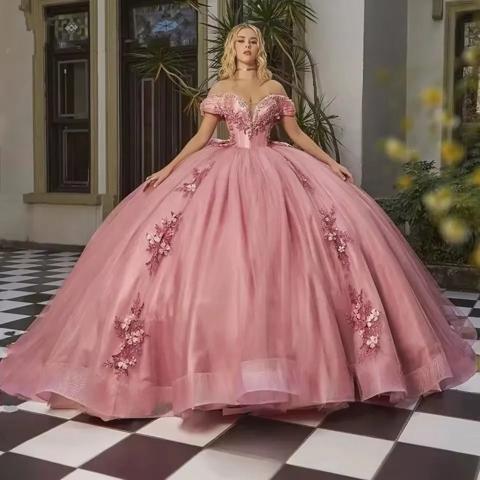 Off-Shoulder Partykleid mit weitem Rock – Bild 5 | LuxeStyle