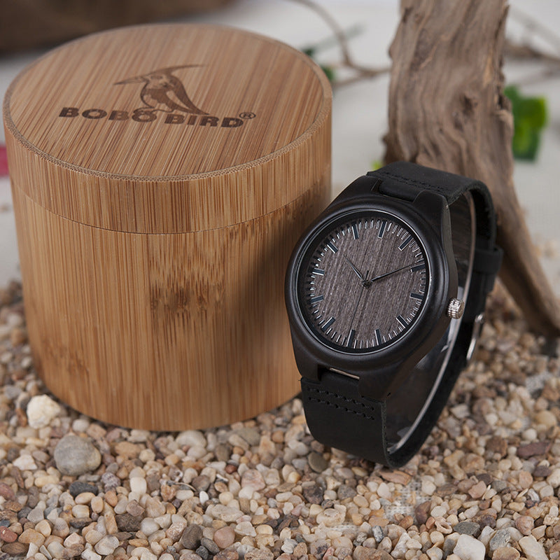 Holzarmbanduhr Bamboo Casual & Stilvoll