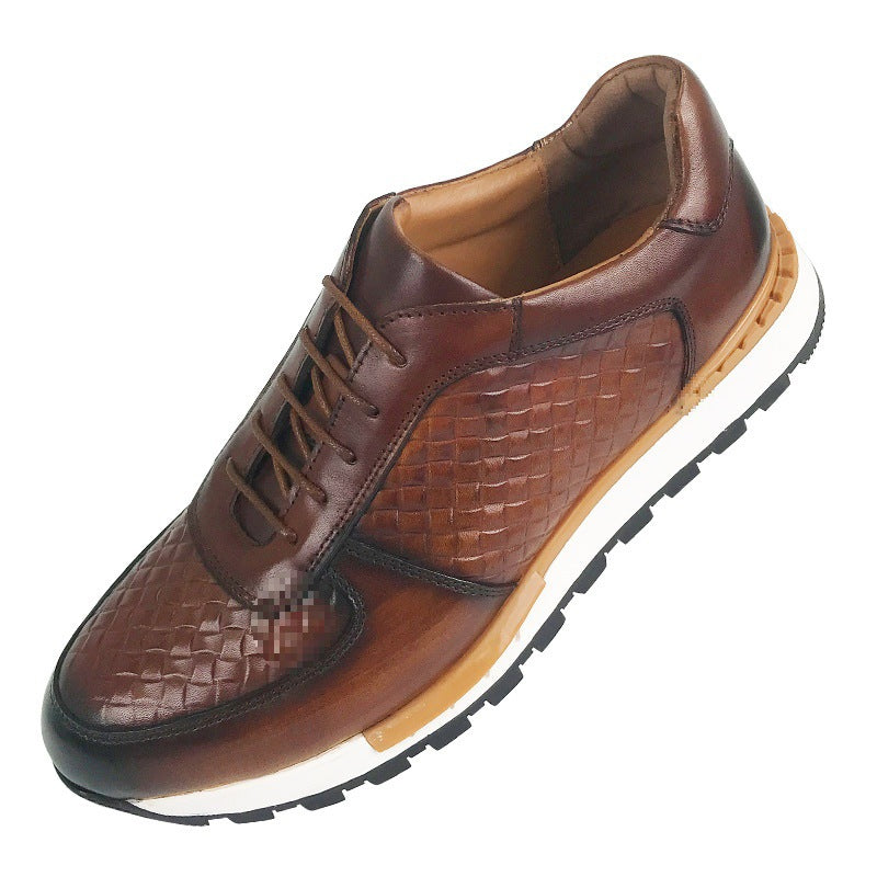 Herren-Freizeitschuh aus echtem Leder – Bild 7 | LuxeStyle