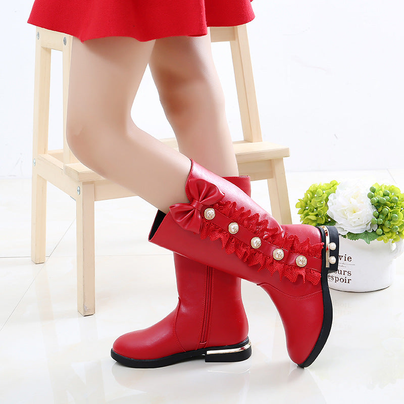 Gefütterte Mädchenstiefel für Herbst & Winter – Bild 4 | LuxeStyle