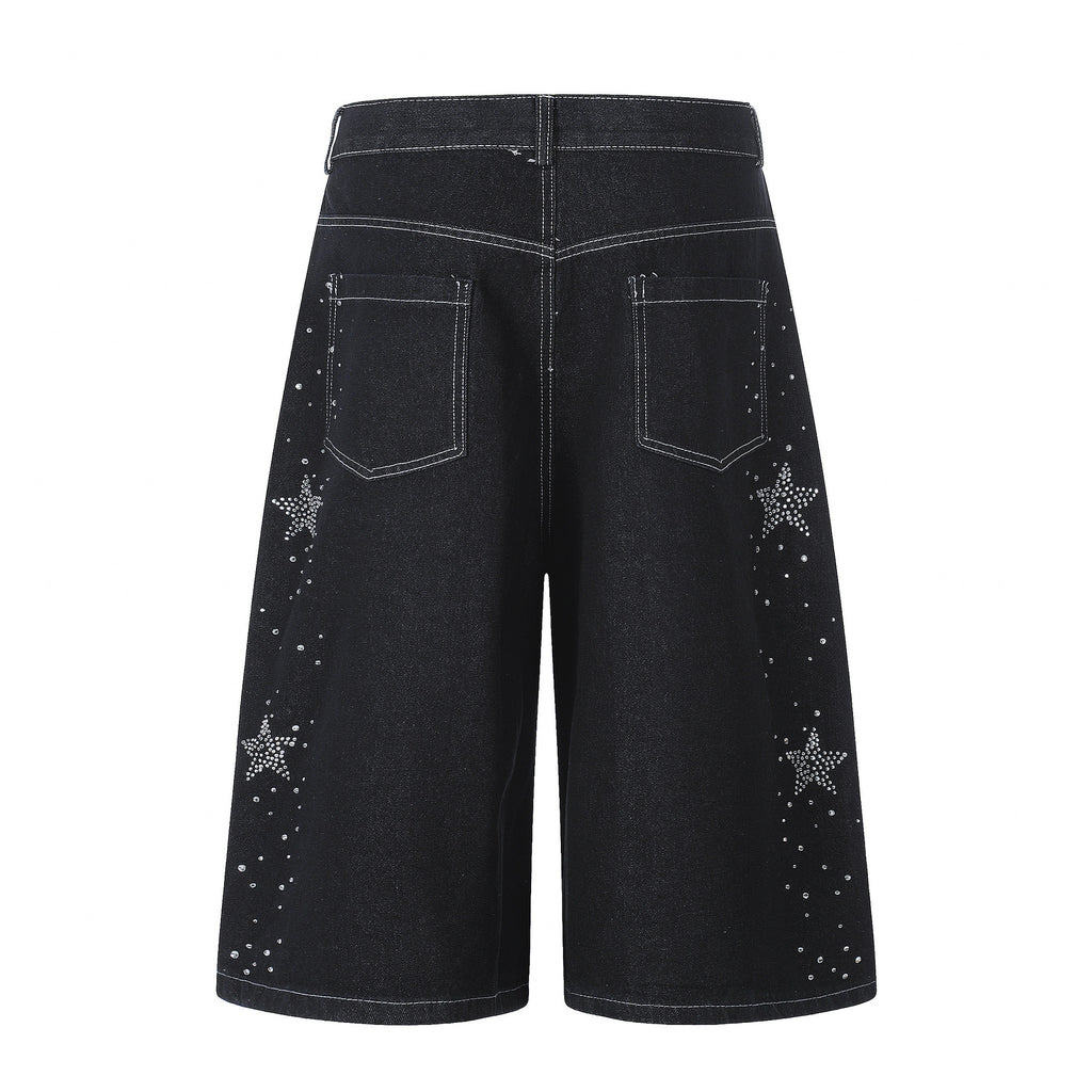 Kapri-Hosen mit Stern-Applikation