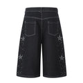 Kapri-Hosen mit Stern-Applikation