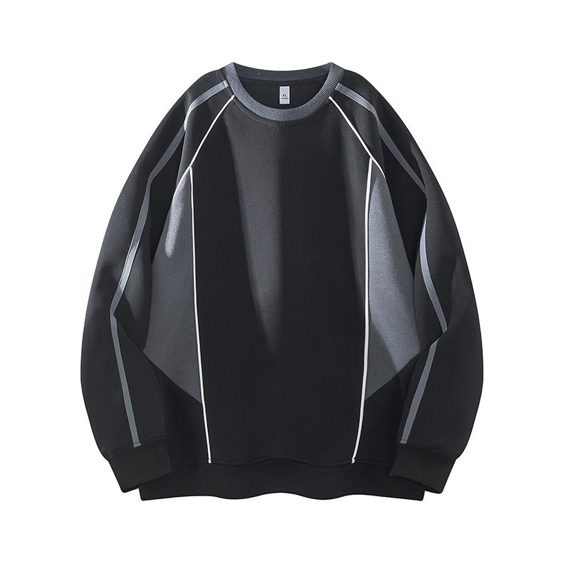 Sportliches Patchwork Sweatshirt Herren