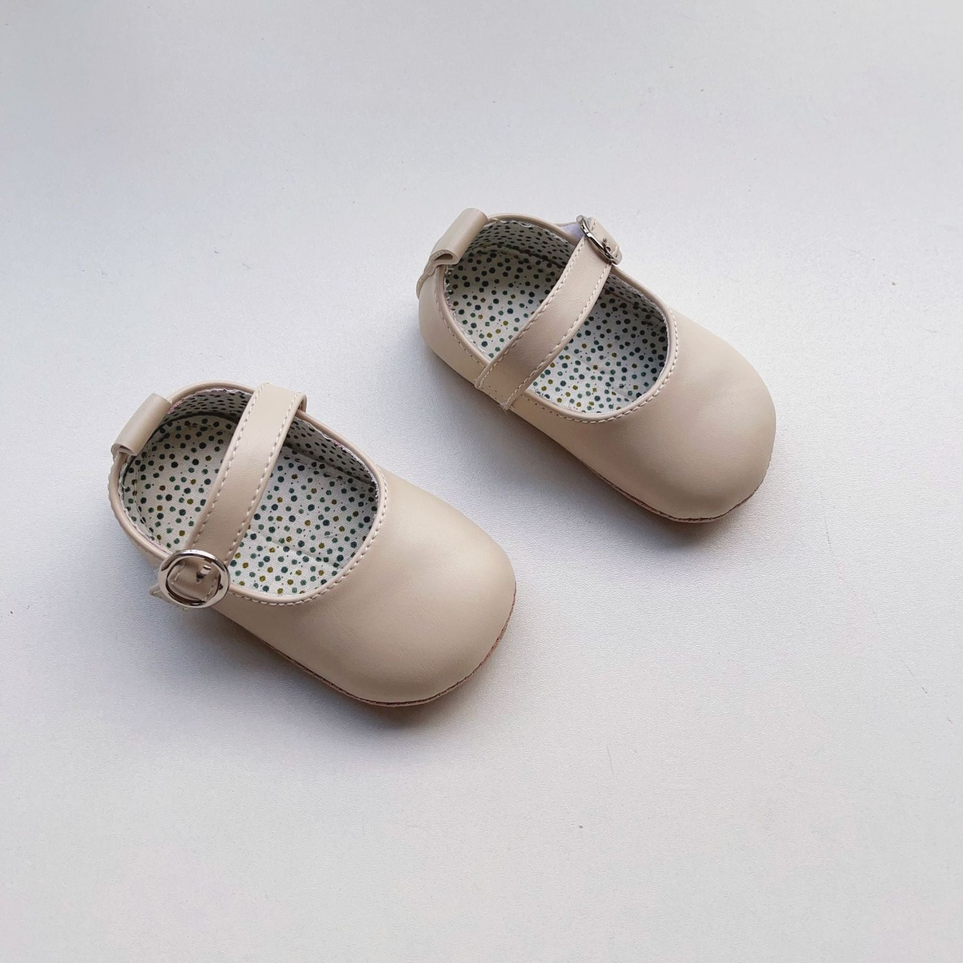 Warmes Velcro-Leder-Schuh für Baby Mädchen