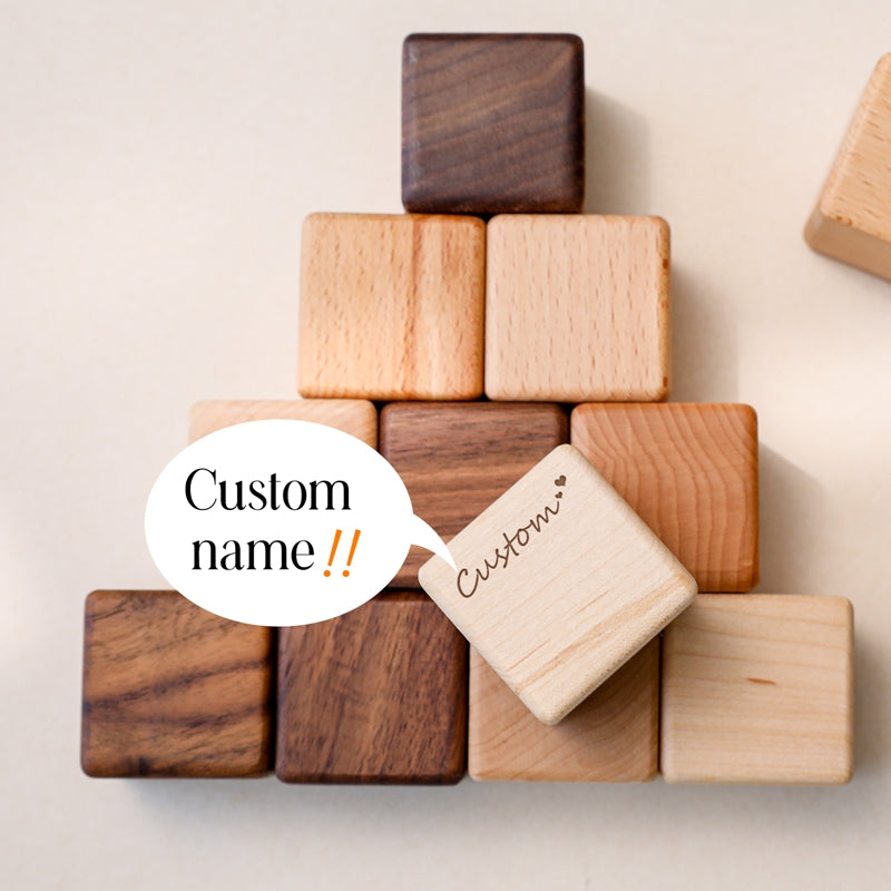 Meilenstein-Foto-Set aus Holz für Babys | LuxeStyle