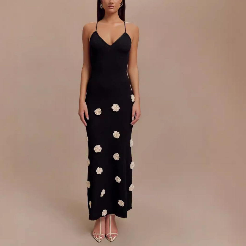 Sexy Trägerkleid mit hohem Bund