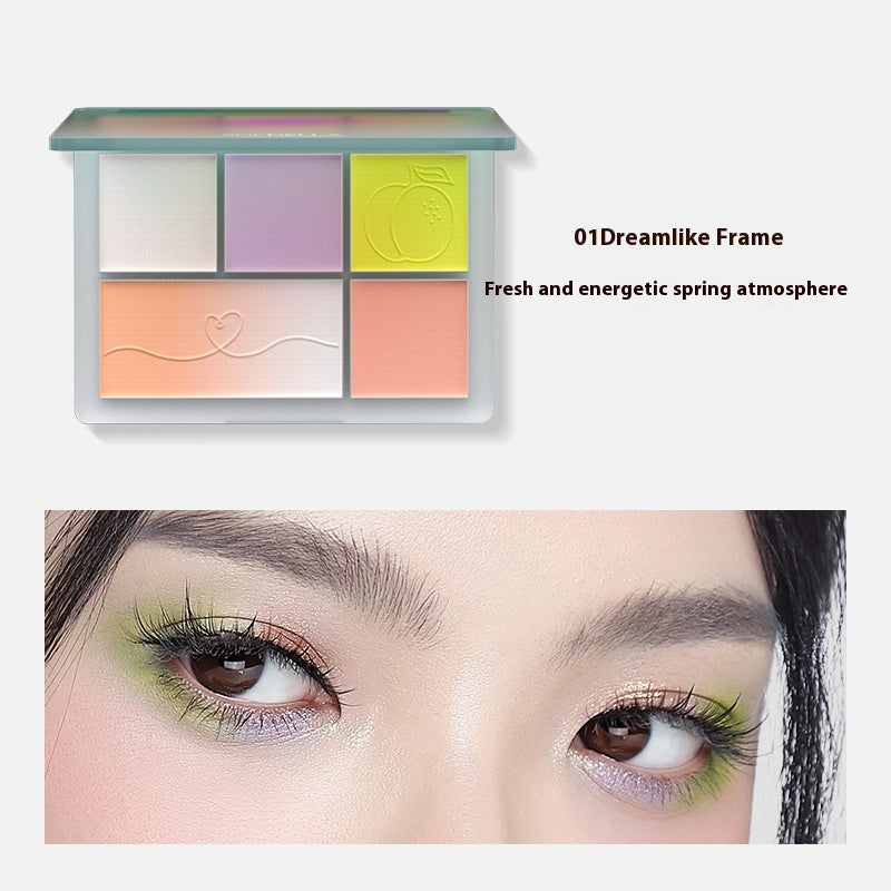 Fünf-Farben-Lidschatten-Palette Matt – Bild 4 | LuxeStyle