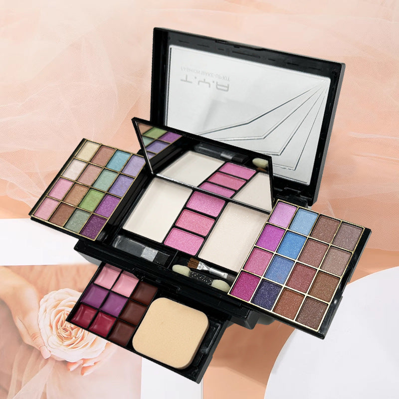 Lidschatten-Set mit 46 schimmernden Farben – Bild 4 | LuxeStyle