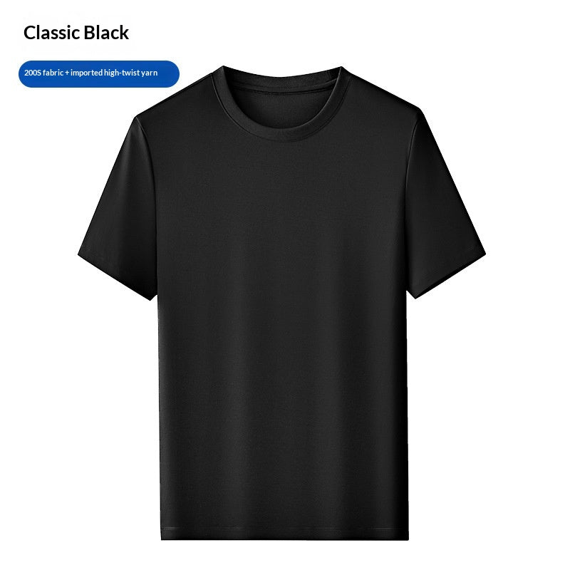 Herren Sommer T-Shirt aus merzerisierter Baumwolle
