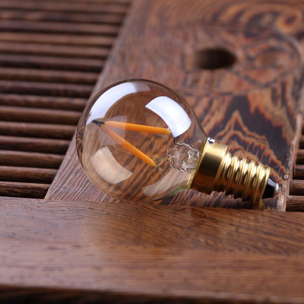 G40 Gold LED Edison Glühbirne 1W – Bild 2 | LuxeStyle