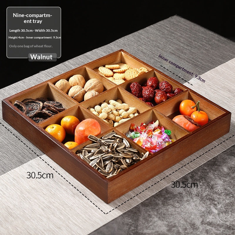 Holz-Serviertablett für Snacks & Früchte – Bild 5 | LuxeStyle