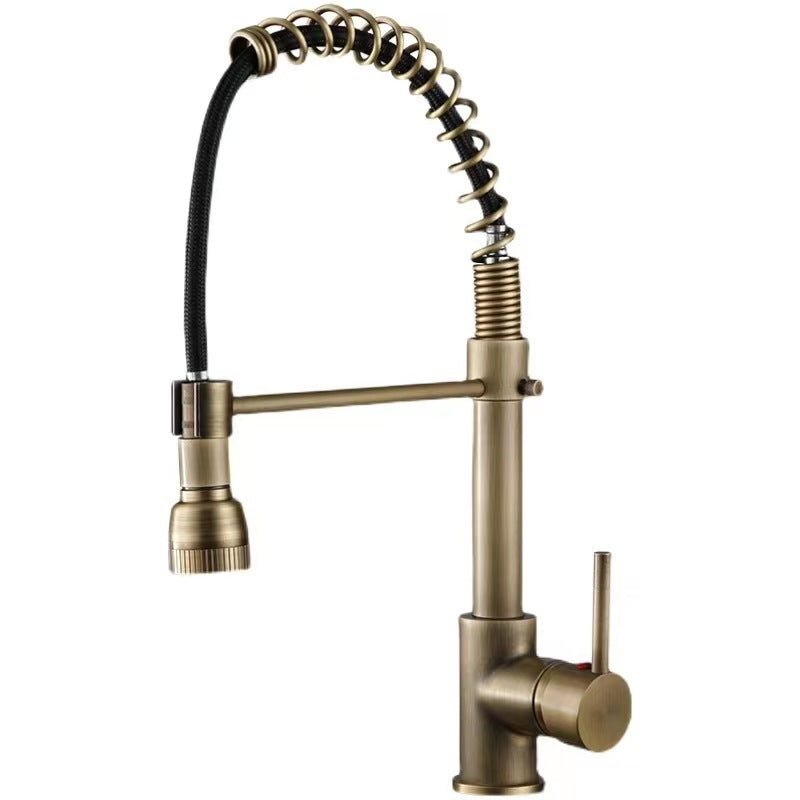 Kupfer Wasserhahn ausziehbar für Küche und Bad – Bild 1 | LuxeStyle