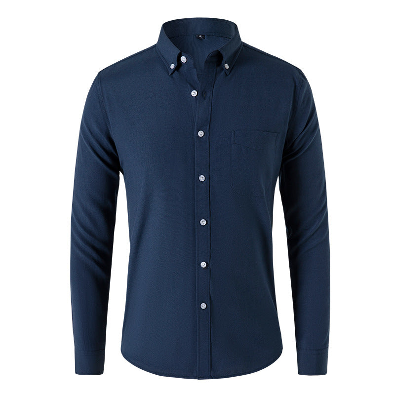 Japanisches Retro Langarmhemd für Herren – Bild 4 | LuxeStyle
