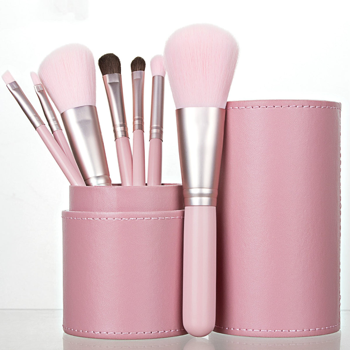 Puder- & Augenpinsel-Set mit Aufbewahrung – Bild 8 | LuxeStyle