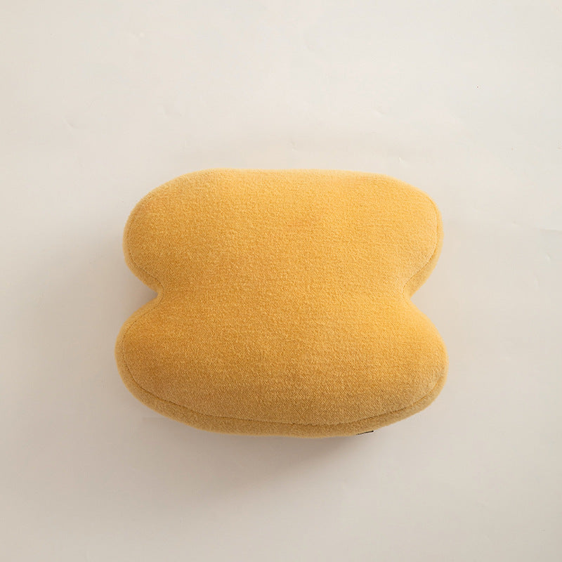 Wärmendes Herzkissen mit 3D-Geometrie