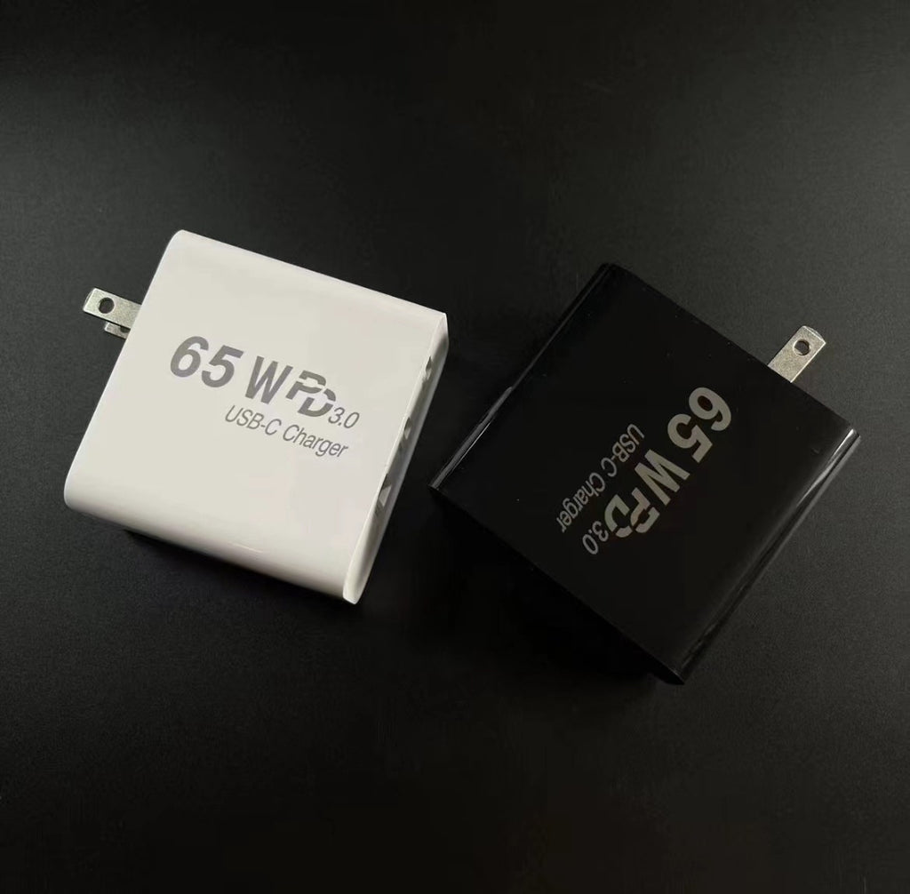 65W GaN Ladegerät mit US-Stecker