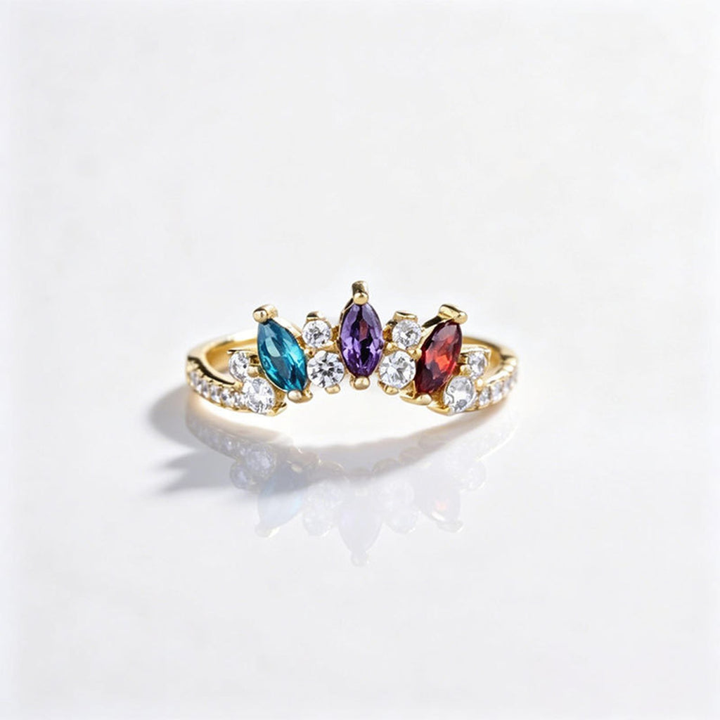 Personalisierter Zirkon-Ring – Bild 2 | LuxeStyle