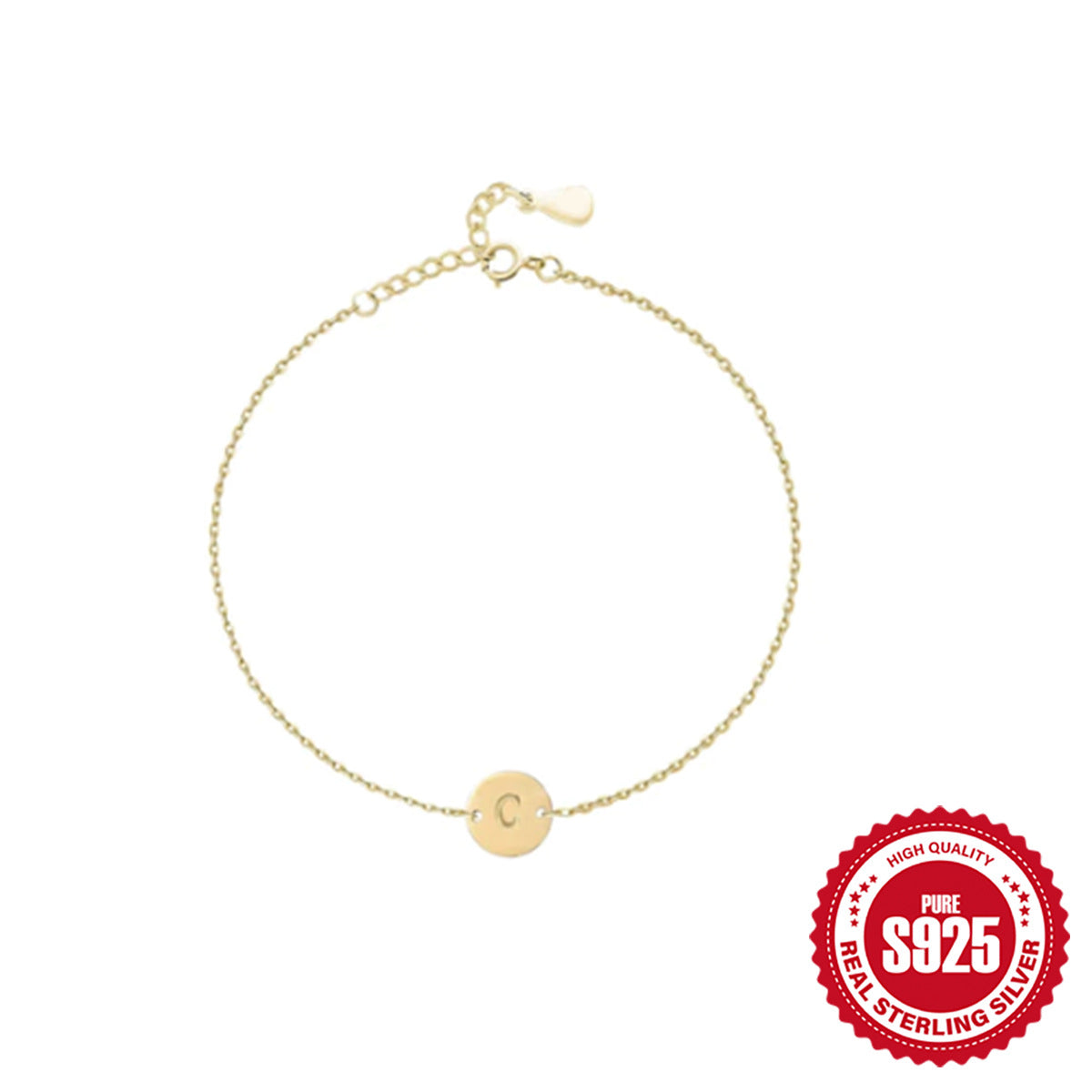 Minimalistisches Armband mit Buchstaben-Gravur – Bild 10 | LuxeStyle