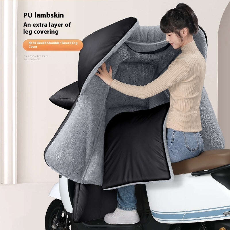 Regendichter Windschutz für E-Scooter & Töffli