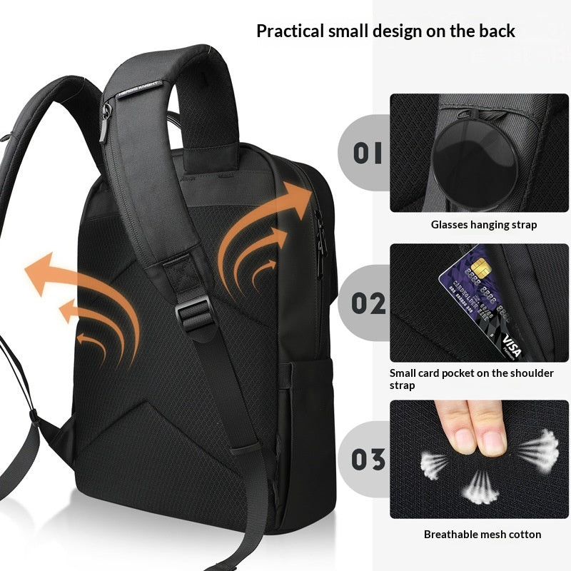 Minimalistischer Pendler-Rucksack für 15-Zoll-Laptops – Ansicht 3