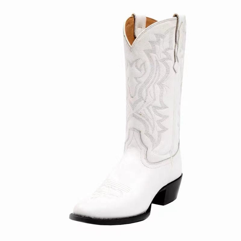 Western-Stiefel mit Stickerei