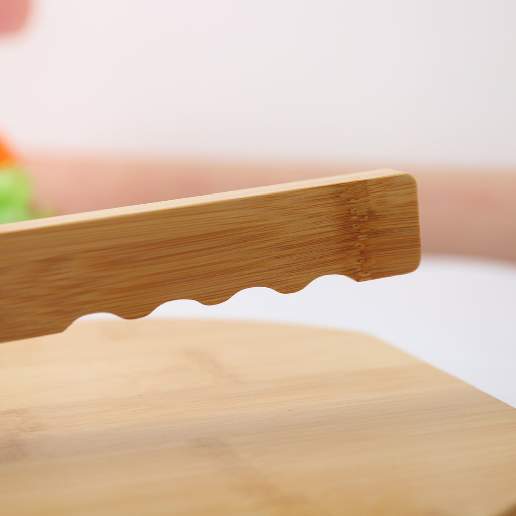 Kreative runde Kuchenpresse aus Holz