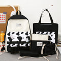 Grosser Canvas Rucksack für Studentinnen | LuxeStyle