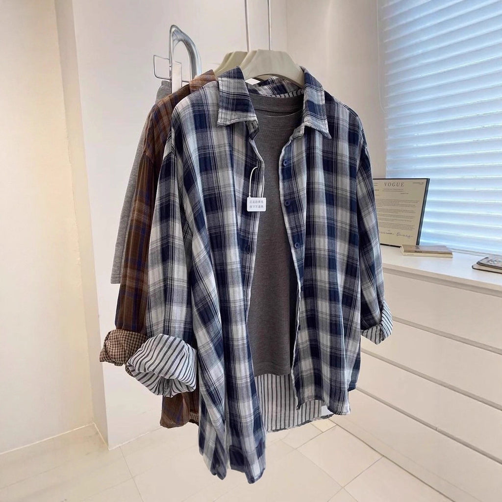 Vintage Bluse aus Doppel-Baumwollgarn