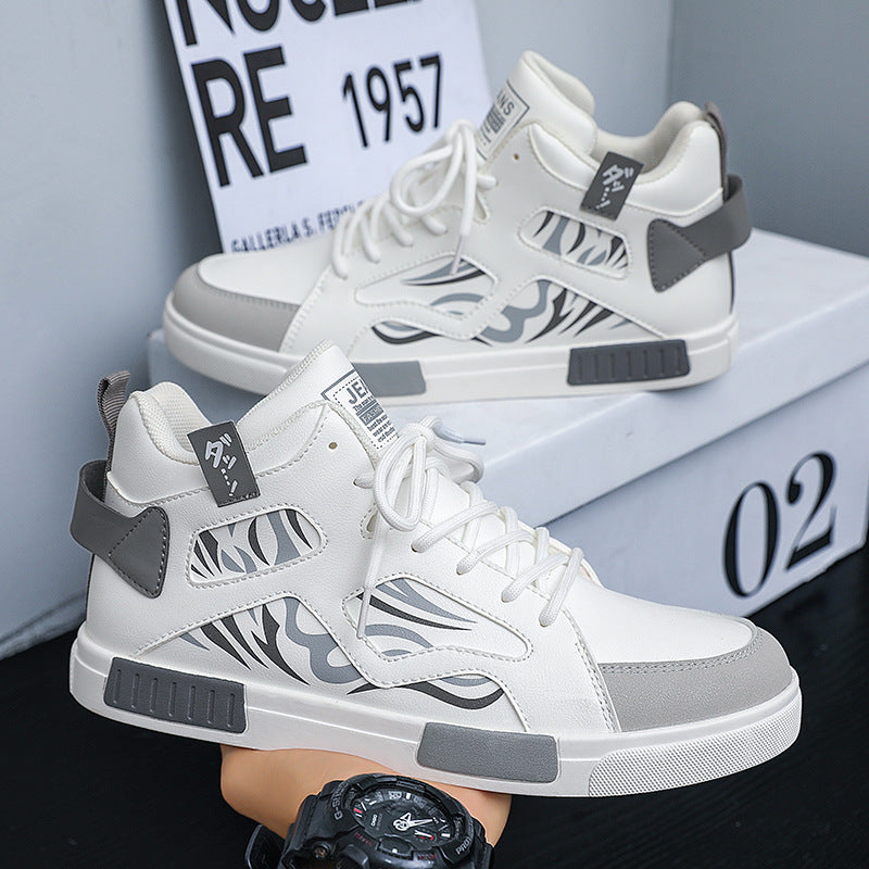 Sportliche High-Top Sneaker für Herren | LuxeStyle