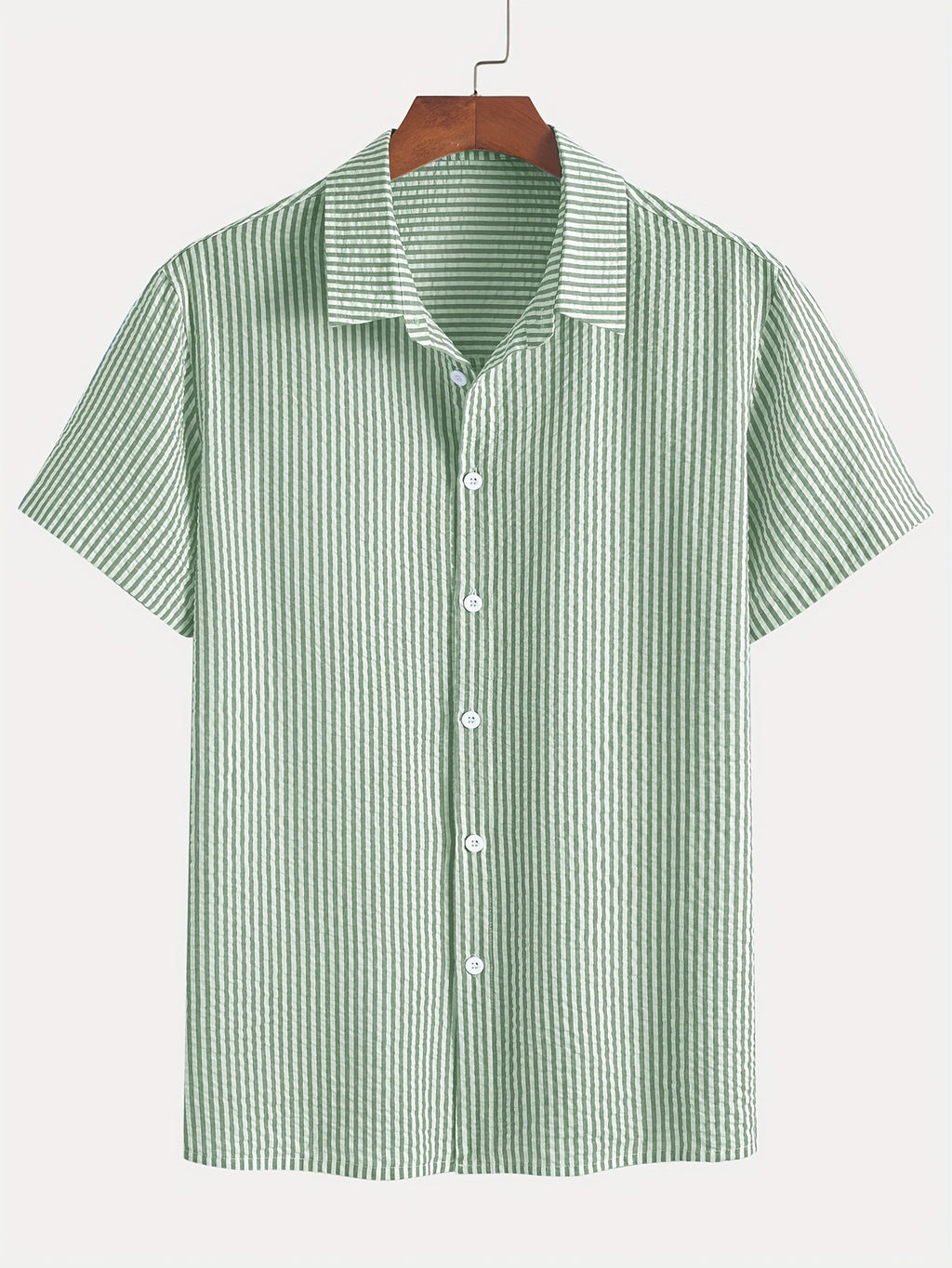 Retro Plaid Kurzarmhemd für Herren