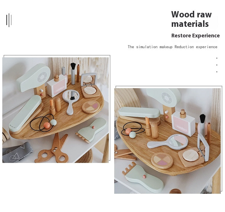 Holz-Schmink- & Frisier-Set für Kinder | LuxeStyle