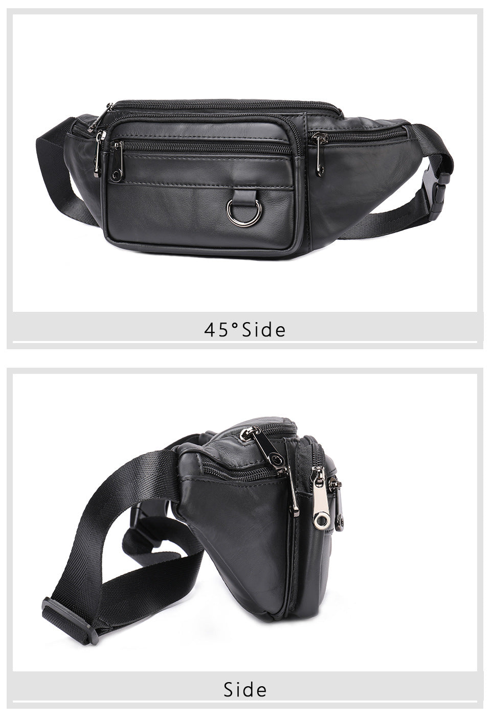 Leder-Handytasche für Herren, Crossbody
