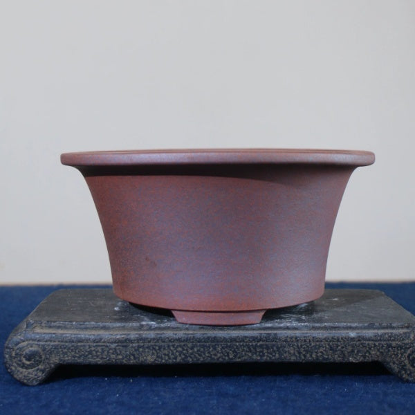Yixing Blumentopf aus lila Ton – Bild 3 | LuxeStyle