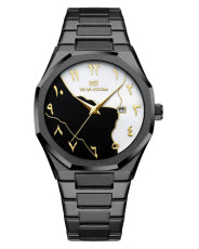 Quarz-Armbanduhr mit Stahlband – Bild 3 | LuxeStyle