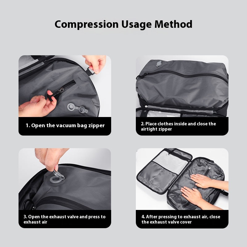 Business Rucksack mit Vakuumkompression – Bild 2 | LuxeStyle