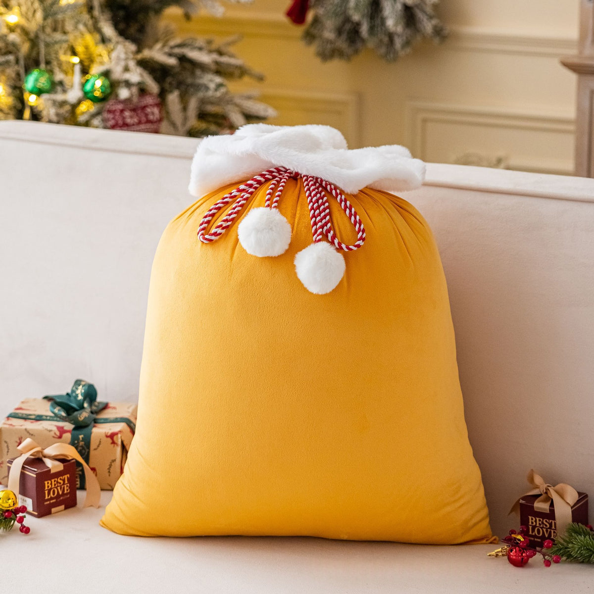 Personalisierte bestickte Geschenktasche 50×70 cm – Bild 7 | LuxeStyle