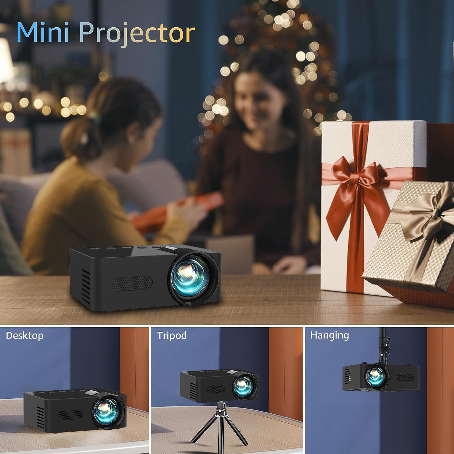 Mini-Beamer «CineHome» · WLAN HD-Projektor