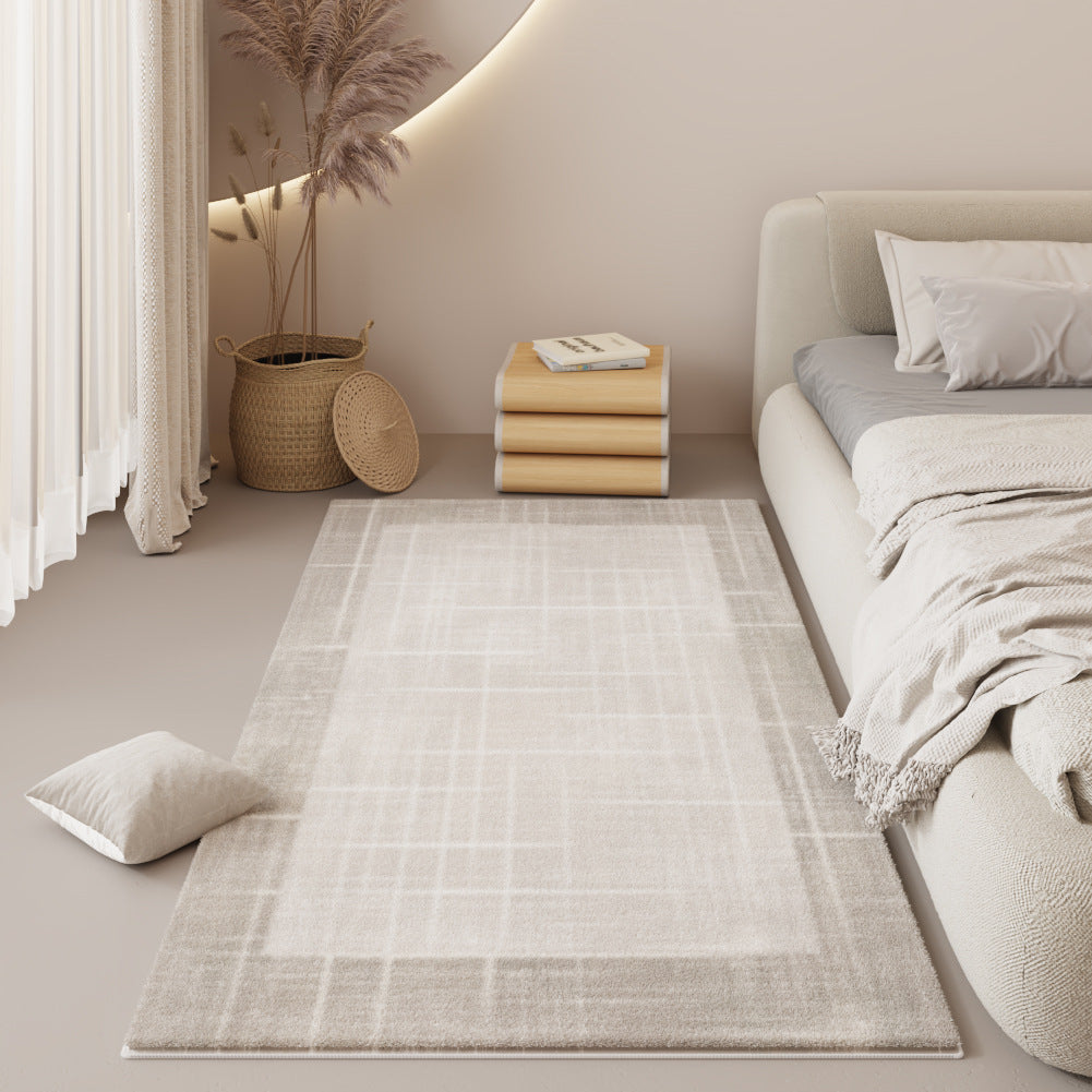 Moderner Teppich mit Streifen und Geometrie