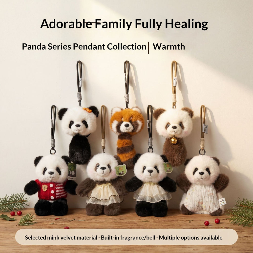 Plüsch-Panda-Anhänger – Bild 6 | LuxeStyle