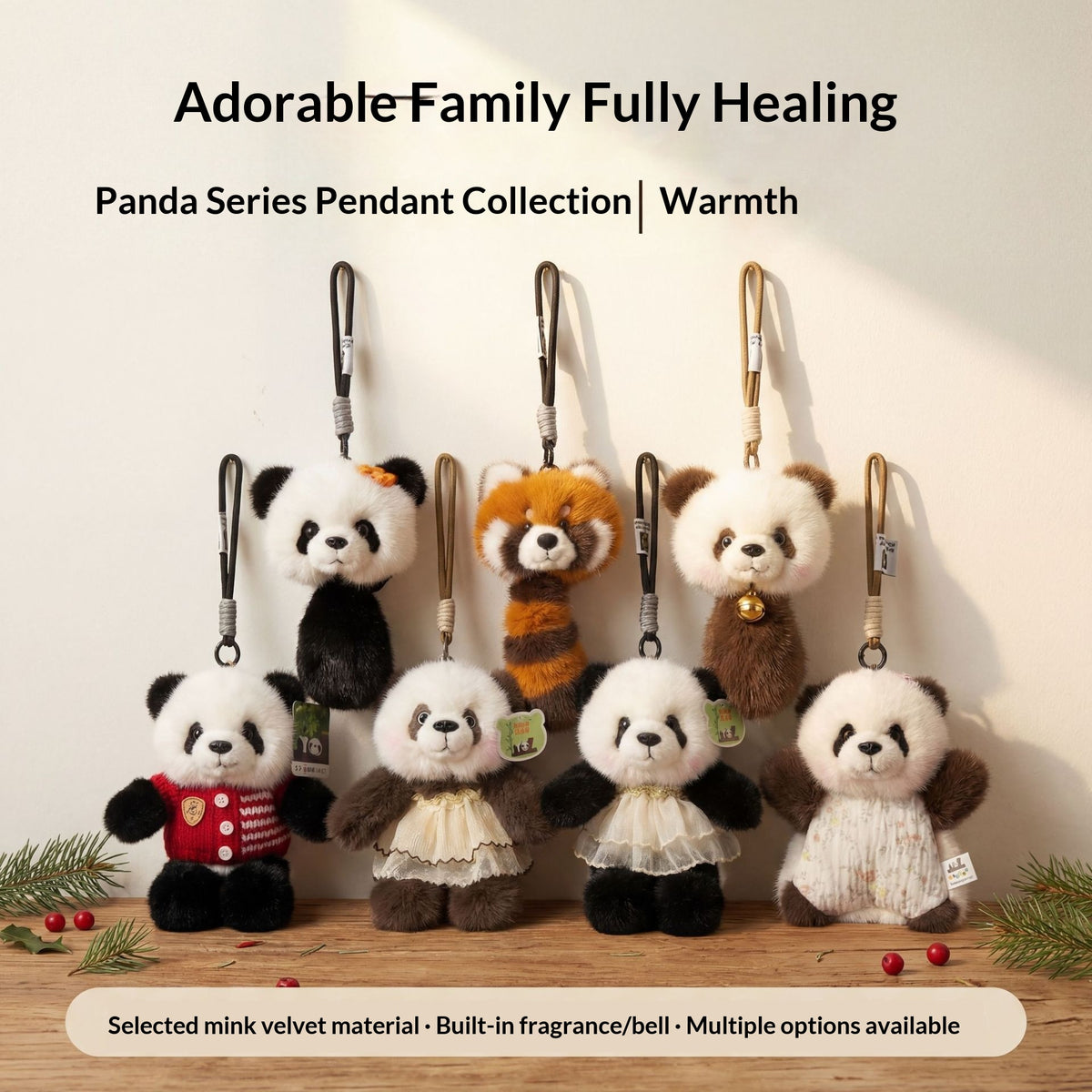 Plüsch-Panda-Anhänger – Bild 6 | LuxeStyle